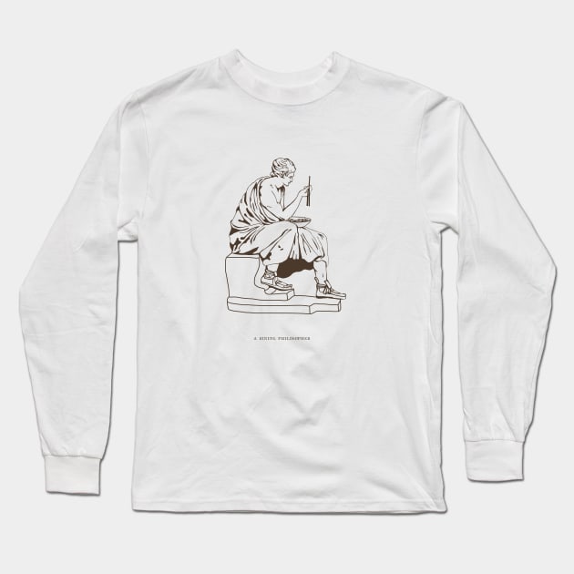 dining philosopher Long Sleeve T-Shirt by HappyNerdShirts